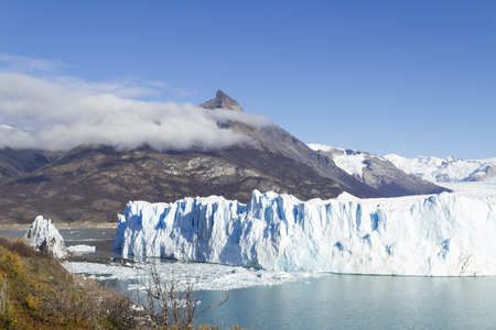 Perito Moreno Glacier near El Calafate In Argentina.の写真素材