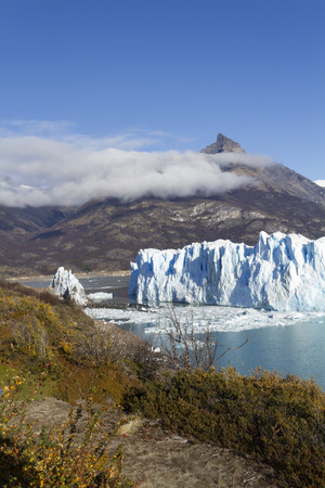 Perito Moreno Glacier near El Calafate In Argentina.の写真素材
