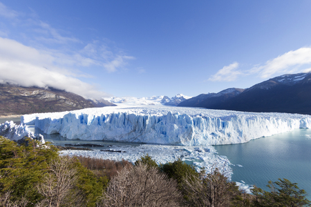 Perito Moreno Glacier near El Calafate In Argentina.の写真素材