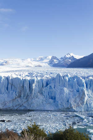 Perito Moreno Glacier near El Calafate In Argentina.の写真素材
