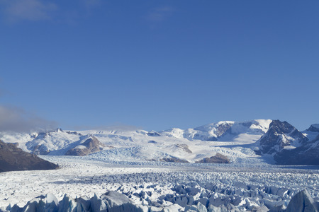 Perito Moreno Glacier near El Calafate In Argentina.の写真素材