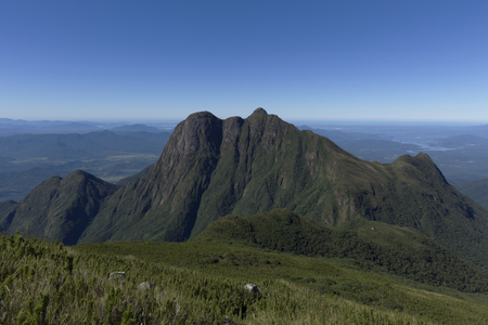 Pico Parana mountain near Curitiba - Serra do Ibitiraquire.の写真素材