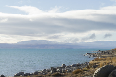 Argentinian Lake in El Calafate.の写真素材