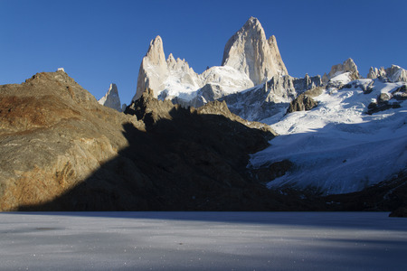 Mountain Fitz Roy in Patagonia (Argentina).の写真素材
