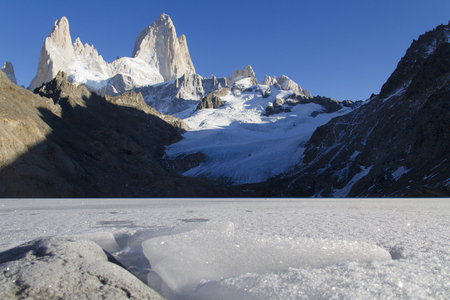 Mountain Fitz Roy in Patagonia (Argentina).の写真素材