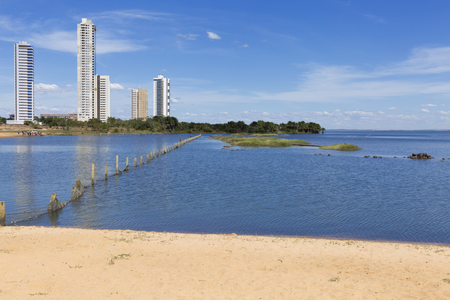 Graciosa beach in Palmas Tocantins.の写真素材