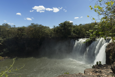 Sao Romao Waterfall in Chapada das Mesas.の写真素材