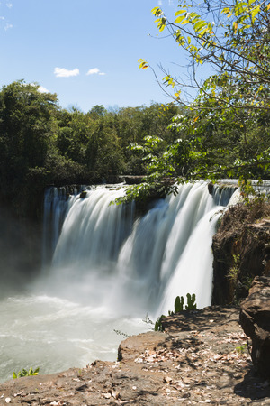 Sao Romao Waterfall in Chapada das Mesas.の写真素材