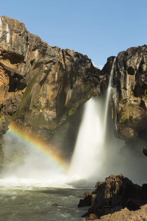 Silver's Waterfall - Chapada das Mesas.の写真素材
