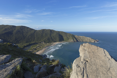 Lagoinha do Leste beach in Florianopolis.の写真素材