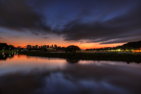Barigui Park in Curitiba.の写真素材