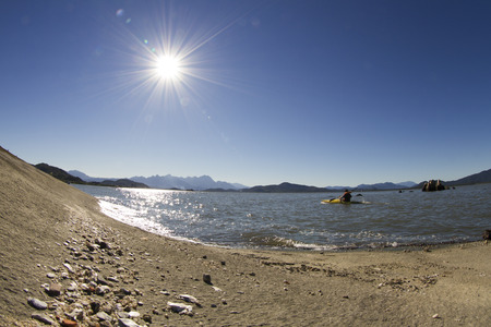 The beach, landscape.の写真素材