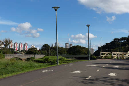 Barigui Park in Curitiba Parana Brazil.の写真素材