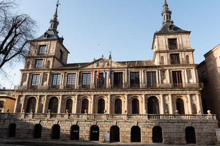 Toledo, Spain. 02/05/2021. Town council of Toledoのeditorial素材