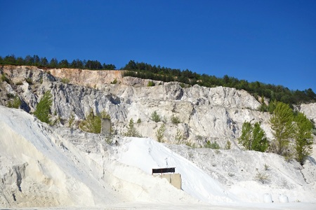 surface mine for the extraction of sand