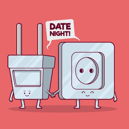 Plug vector illustration. Energy vector design concept