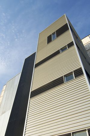 facade of a modern building in Saragossa, Spain