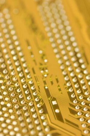 Detail of a electronic circuit board
