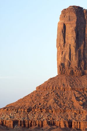 Stone tower in Monument Valley, Utah, Usaの写真素材