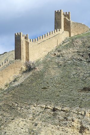 Towers and wall in Albarracin, Teruel
