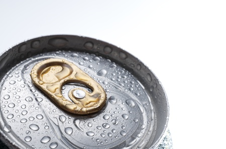 fore the closure of an aluminum can of soda