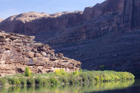 Colorado river near Moab, Utah, Usa