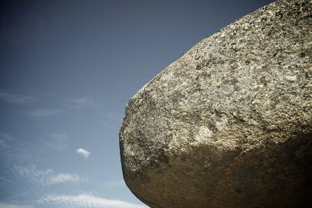 Rock formation in La Pedriza Natural Park, Madrid, Spain,の写真素材