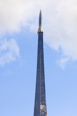 Monument to the  Conquerors of Space,  Moscow, Russiaのeditorial素材