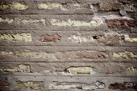 background created with an old brick wall