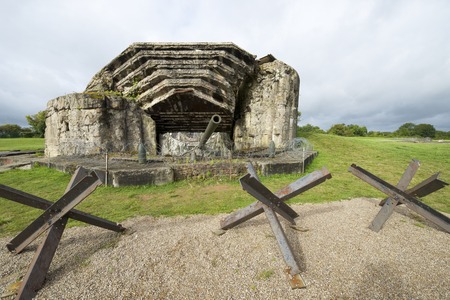 Crisbecq fortified position that defended Utah Beach, Normandy, France