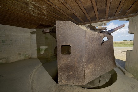 Battery of Longues sur Mer, Normandy, France