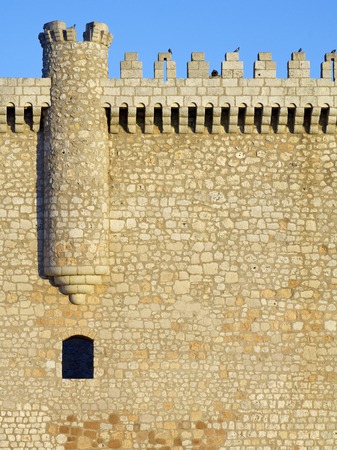 Torija Castle in Guadalajara, Castilla-La Mancha, Spainのeditorial素材