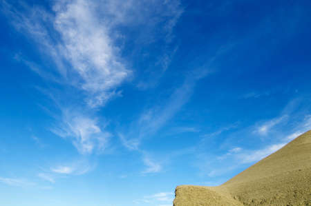 blue sky and stoneの写真素材