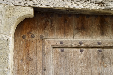 Detail of  an ancient gate in Spain.
