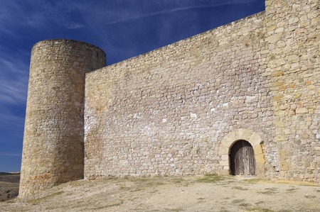 Torija Castle in Guadalajara, Castilla Leon, Spain.のeditorial素材