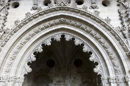 San Victorian chapel in San Juan de la Pena Monastery, Huesca, Aragon, Spain.の写真素材