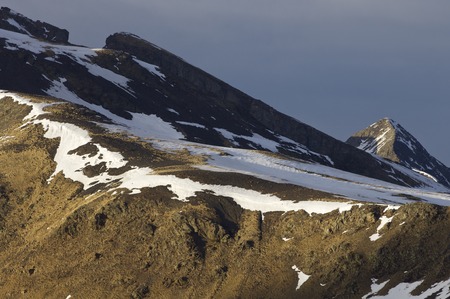 peaks in Pyrenees mountains, Huesca, Aragon, Spain.の写真素材