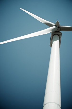 Windmill for electric power production, Burgos Province, Castilla Leon, Spain.