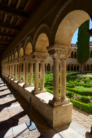 Cloister of Santo Domingo de Silos, Burgos, Castilla Leon, Spain.の写真素材