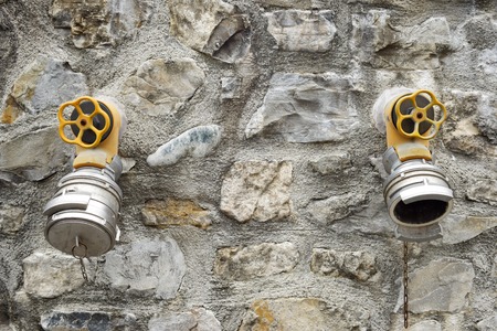 Close-up of a fire hydrant.の写真素材