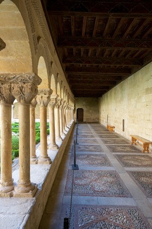 Cloister of Santo Domingo de Silos, Burgos, Castilla Leon, Spain.の写真素材
