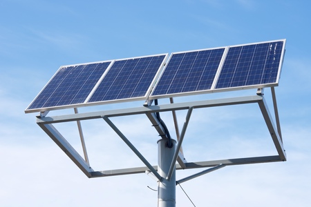 Photovoltaic panel for renewable energy production.