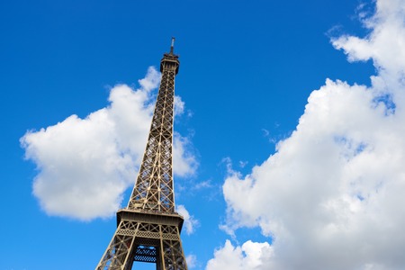 Eiffel Tower view in Paris, France.の写真素材