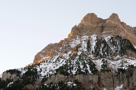 Partacua Mountains in Tena Valley, Aragon, Huesca, Spain.の写真素材