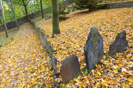 Jewish cemetery in  Trebic, World Culturalのeditorial素材