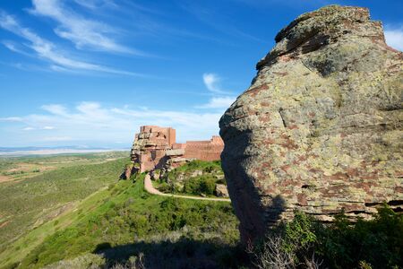 Peracense Castle, X-XI centuries, in Teruel province, Aragon, Spainのeditorial素材