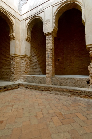 Bath in the Alhambra Parador Nacional, Granada, Andalucia, Spainのeditorial素材