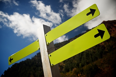 View of directional green signals.の写真素材