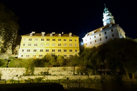 Castle of Cesky Krumlov, South Bohemia, Czech Republic.のeditorial素材