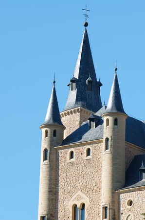Alcazar of Segovia, Castilla Leon in Spain.のeditorial素材